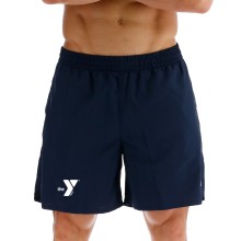 TYR Men's Deck-X Swim Short - Solid Navy w/ Y Logo