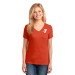 Ladies 5.4-oz 100% Cotton V-Neck T-Shirt - Screen Print