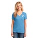 Ladies 5.4-oz 100% Cotton V-Neck T-Shirt - Screen Print
