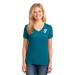 Ladies 5.4-oz 100% Cotton V-Neck T-Shirt - Screen Print