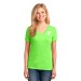 Ladies 5.4-oz 100% Cotton V-Neck T-Shirt - Screen Print