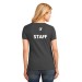 Ladies 5.4-oz 100% Cotton V-Neck T-Shirt - Screen Print