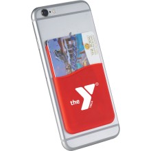 Silicone Card Holder with YMCA Logo