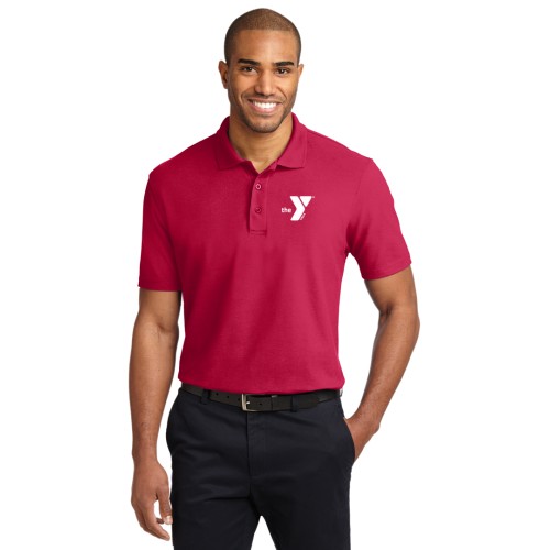Mens Stain-Resistant Polo - Screen Print