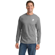 Excel Sites - Adult Long Sleeve 100% Cotton Tee  - Screen Print