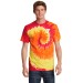 Preschool Sites-Adult Short Sleeve Tie Dye 100% Cotton Tee - Left Chest Y Preschool w/ STAFF Back