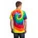 Preschool Sites-Adult Short Sleeve Tie Dye 100% Cotton Tee - Left Chest Y Preschool w/ STAFF Back