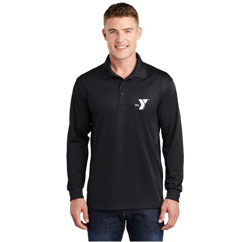Adult Long Sleeve Micropique Sport-Wick® Polo
