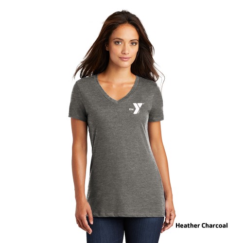 Ladies Perfect Weight™ V-Neck Tee - Screen Print