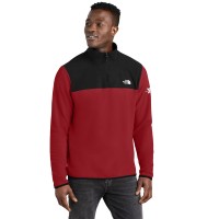 Men's The North Face® Glacier Quarter-Zip Fleece Jacket - Embroidered Y Logo (Left Sleeve)