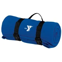Fleece Blanket w/ Embroidered YMCA Logo