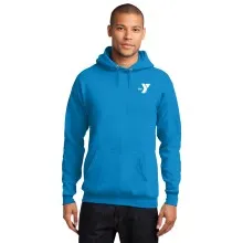 NonExcel Sites -Adult Hooded Sweat Shirt - (Left Chest Y Logo w/ STAFF Back)