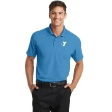 NonExcel Sites -Mens Dry Zone® Grid Polo - (Left Chest Y Logo w/ STAFF Back)