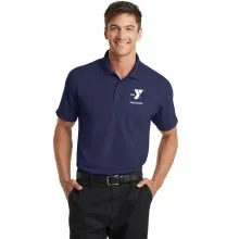 Preschool Sites - Mens Dry Zone® Grid Polo - Left Chest Y Preschool w/ STAFF Back