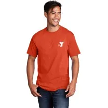 Adult 5.4oz 100% Cotton Tee  - COACH back print