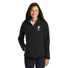 Ladies Core Soft Shell Jacket - Embroidered w/ Left Chest Y STAFF