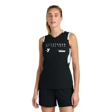 Women's LiveStrong Sleeveless Colorblock V-Neck - Screen Print 
