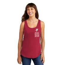 Ladies Lifeguard Cross Red Tank - Specific to YMCA SF